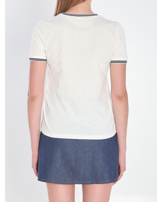 Céline Blue 70's Triomphe T-Shirt