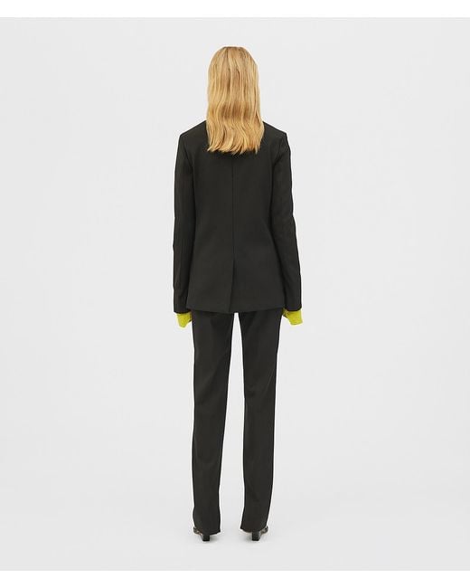 Bottega Veneta Black Single-Breasted Blazer