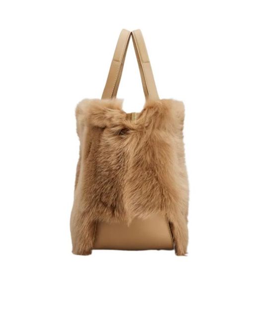 Tod's Brown Di Bag Folio Medium Shoulder Bag