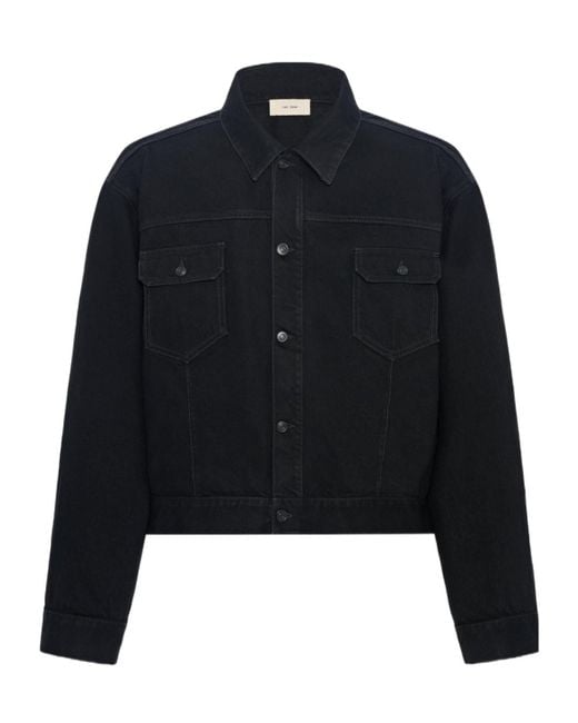 The Row Blue Orson Cotton Jacket for men
