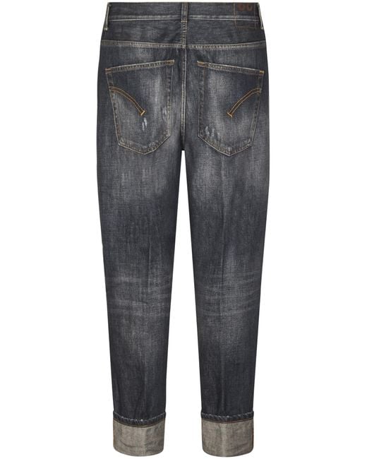 Dondup Gray Paco Loose-Fit Jeans for men