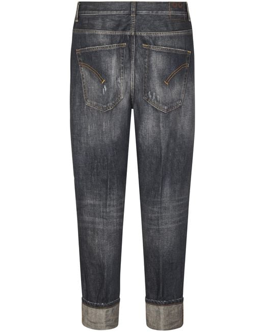 Dondup Gray Paco Loose-Fit Jeans for men