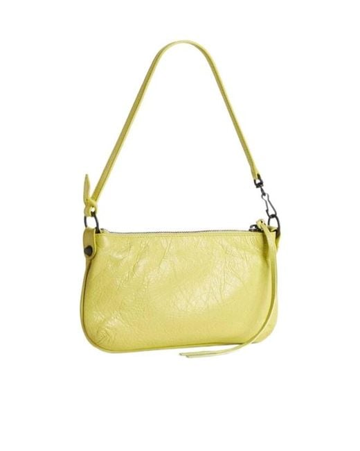 Balenciaga Metallic Le City Pouch On Strap