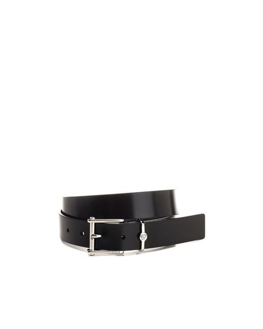 Versace White Logo-Engraved Buckle Belt for men