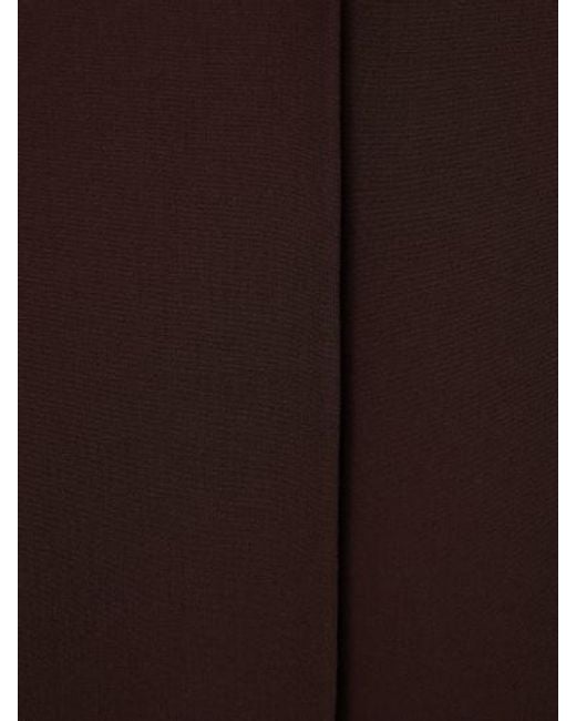 Michael Kors Brown Stretch Pencil Skirt