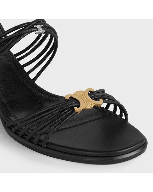Céline White Clémence Heeled Sandal