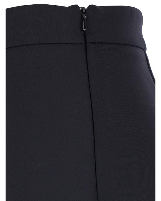 Max Mara Blue Studio Bozen Straight Leg Pants