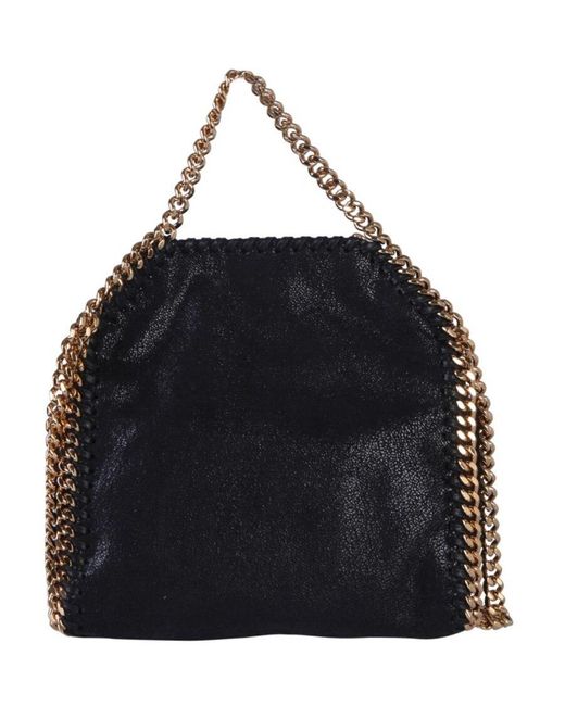 Stella McCartney Black Falabella Tiny Tote Bag