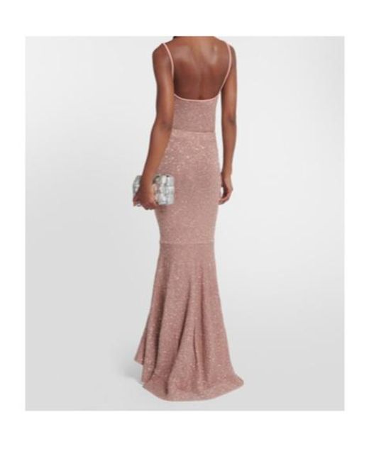 Altuzarra Brown Kasou Metallic Knit Maxi Skirt