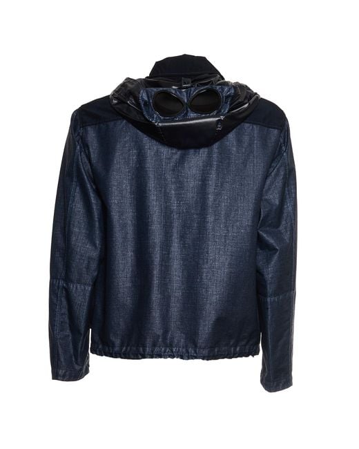 C P Company Blue Rafia Mille Jacket for men
