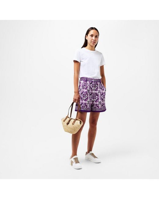 Dolce & Gabbana Natural Minimalist Woven Shoulder Bag
