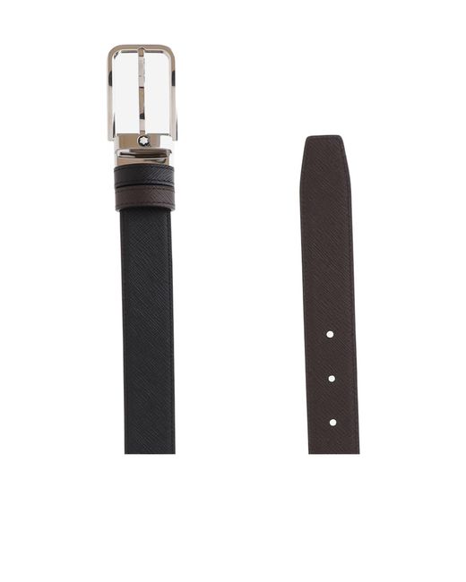 Montblanc White Reversible Belt for men
