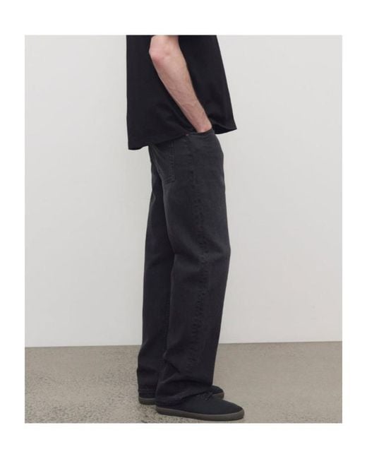 The Row Black Tarino Straight Leg Jeans for men