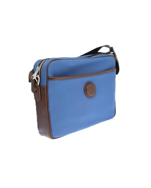 Dunhill Blue Logo Shoulder Bag for men