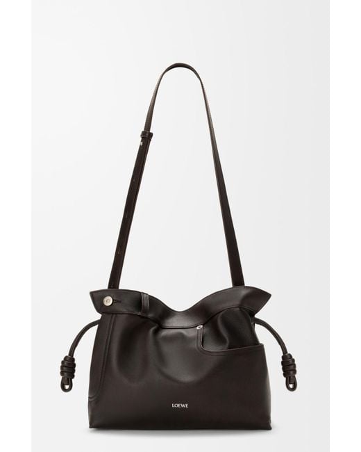 Loewe Black Panta Medium Flamenco Clutch