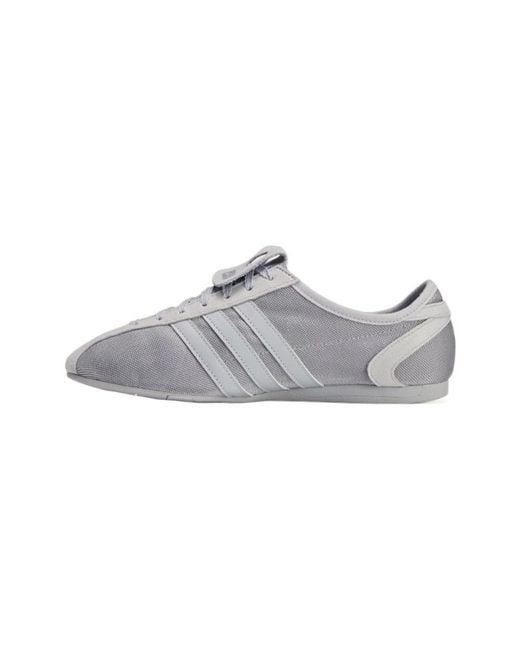 Adidas By Stella McCartney Gray Sportswear 76 Low-Top Sneakers