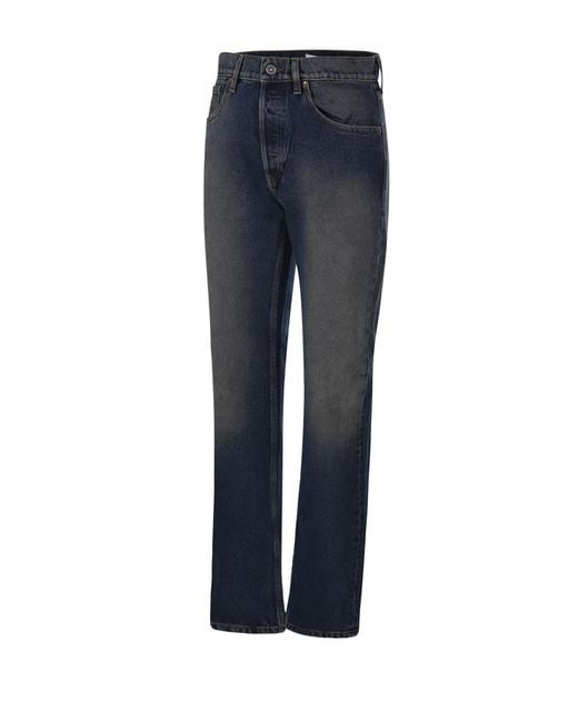 Golden Goose Deluxe Brand Blue Faded Straight-Leg Jeans for men