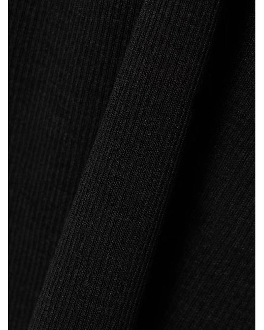 Nili Lotan Black Hettie Ribbed T-Shirt