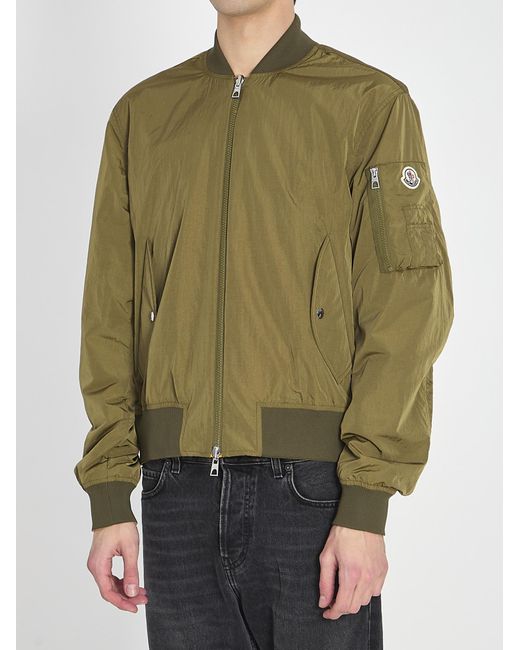 Moncler Green Reversible Locovez Bomber Jacket for men