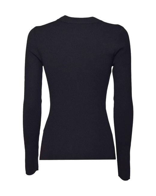 Diane von Furstenberg Black Dvf Barton Top
