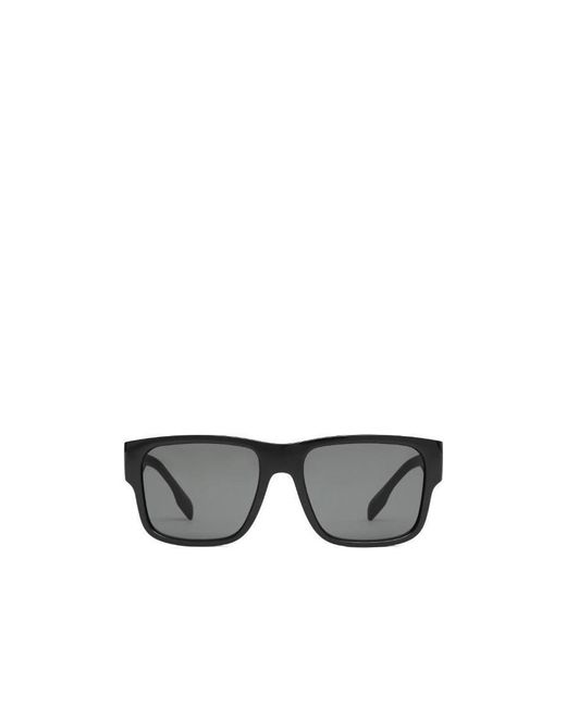 Burberry Gray Logo-Print Sunglasses for men