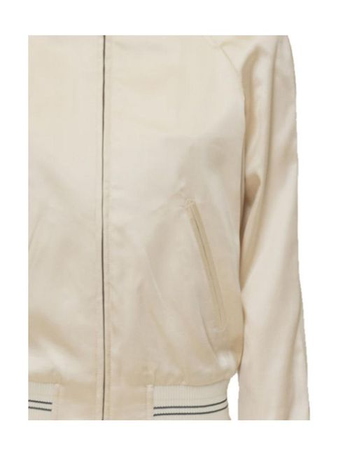 Céline White Nylon Baseball Casual Jacket