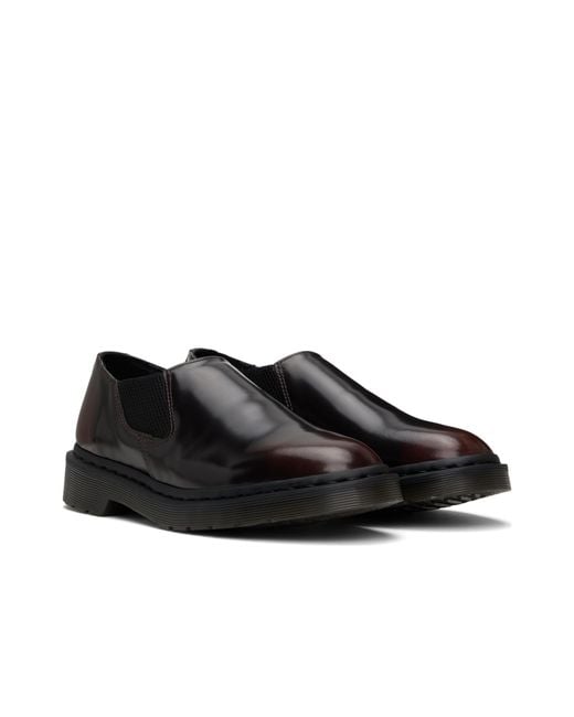 Dr. Martens Black Round Toe Loafers for men