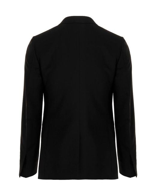 Givenchy Black U-Lock Long-Sleeved Blazer for men