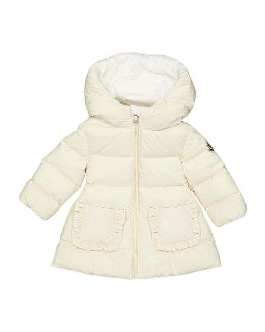 Moncler Natural Logo Parka Down Jacket