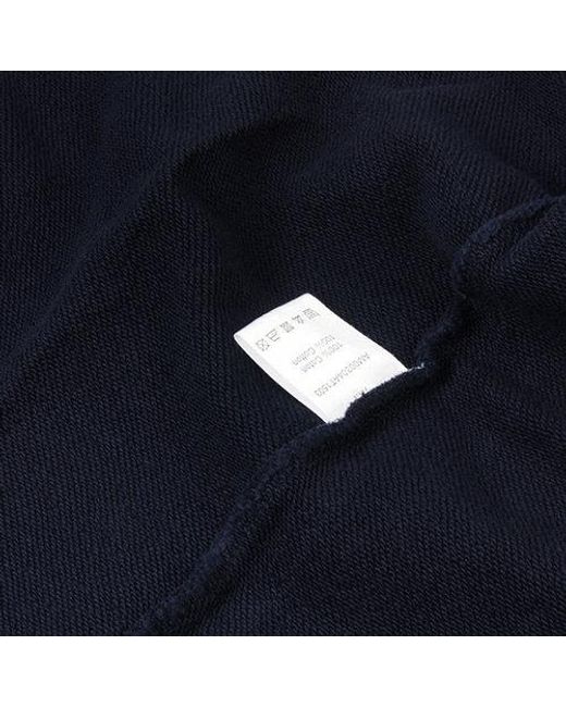 Maison Kitsuné Blue Logo Patch Hoodie for men