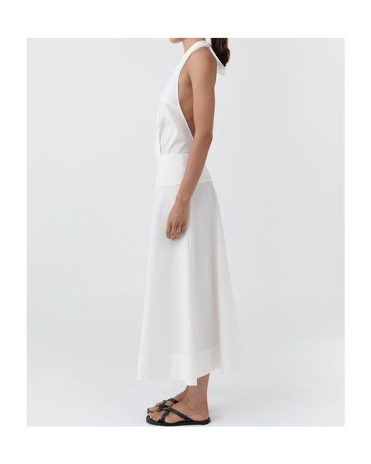 St. Agni White Sleeveless Dress