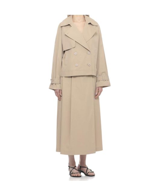 Peserico Natural Short Double-Breasted Jacket