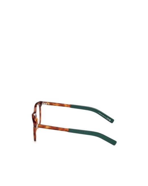 Moncler White Eyewear Round Frame Glasses for men