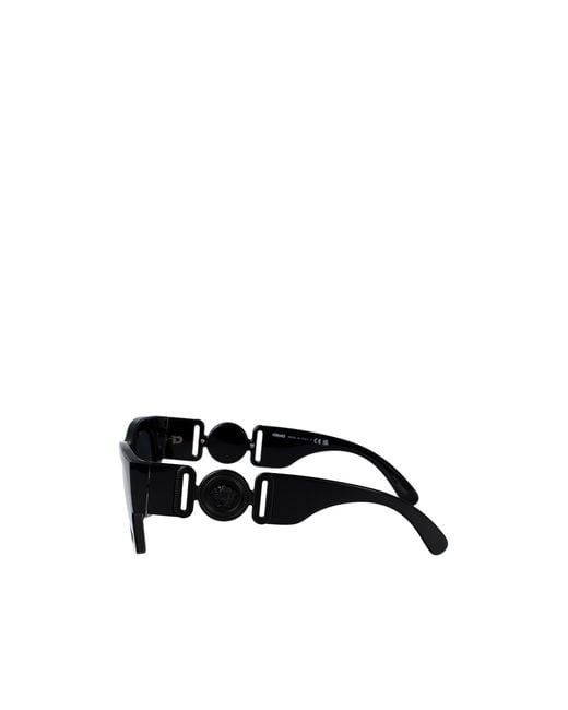 Versace Black Medusa Plaque Sunglasses for men