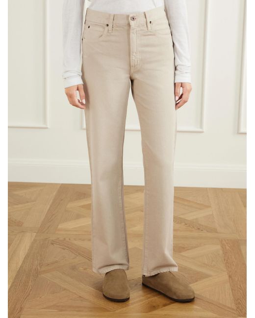 SLVRLAKE Denim Natural Straight-Leg Jeans