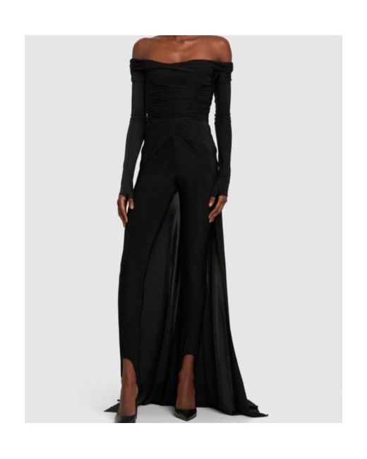 GIUSEPPE DI MORABITO Black Knit Jumpsuit