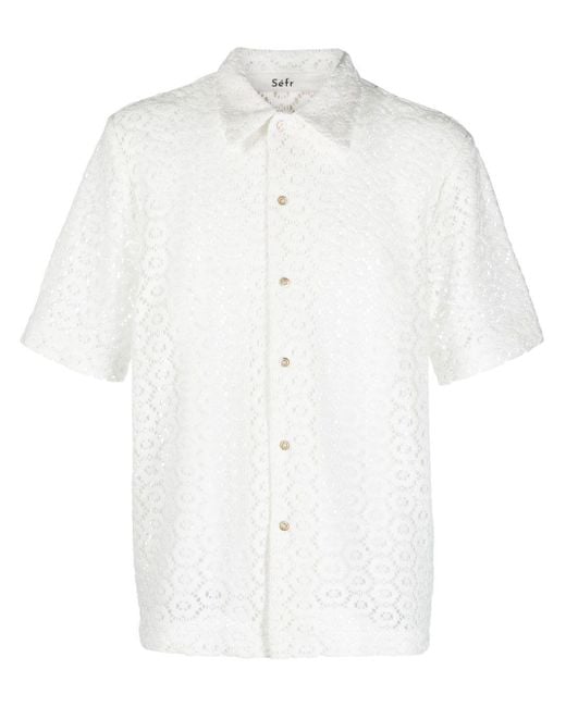 Séfr White Séfr Noam Shirt for men