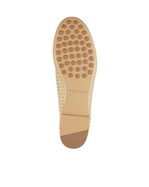 Bottega Veneta Natural Rosa Ballerina Shoes