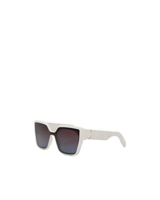 Dior White Logo Sunglasses