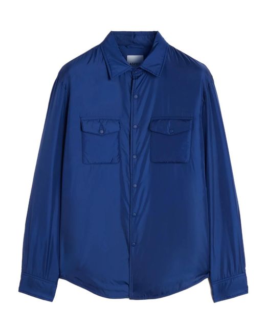 Aspesi Blue Camicia 13 Piu' Shirt for men