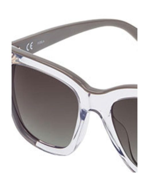 Furla White Square Sunglasses