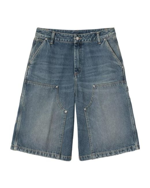 Carhartt Blue W' Nixon Double Knee Short
