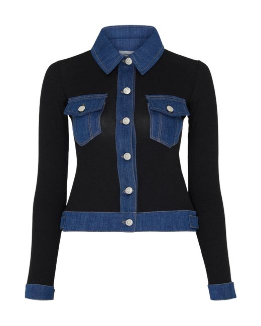 Coperni Blue Long Sleeve Denim Jacket