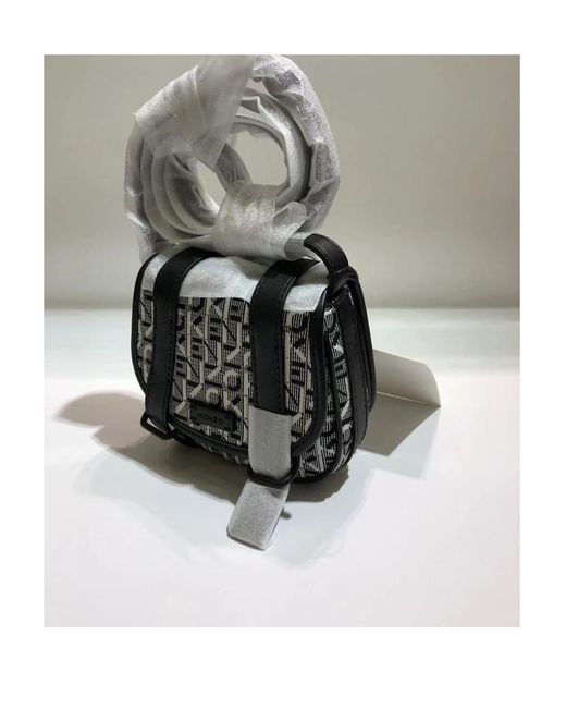 KENZO Gray Logo Cross-Body Bag for men