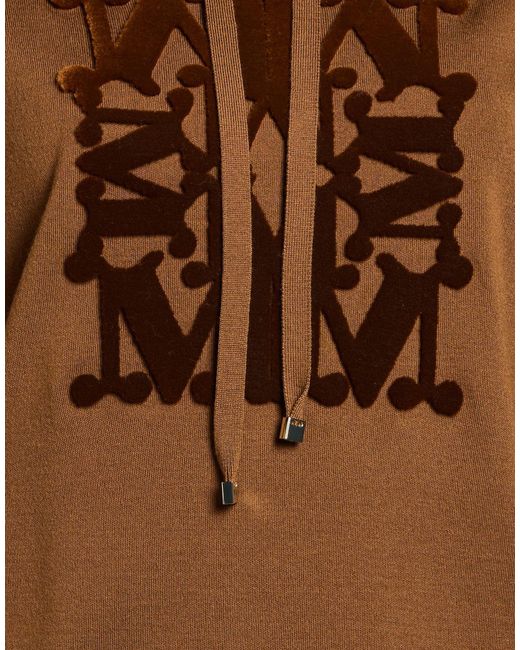 Max Mara Brown Printed Jumpers