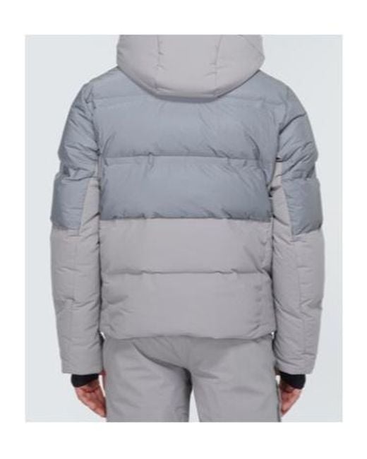 Aztech Mountain Gray Super Nuke Down Ski Jacket for men