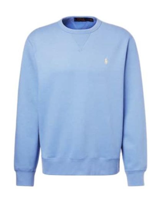 Polo Ralph Lauren Blue Cotton-Blend Sweatshirt for men