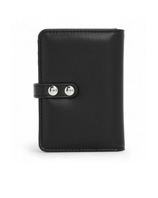 Vivienne Westwood Black Vertical Flap Card Holder