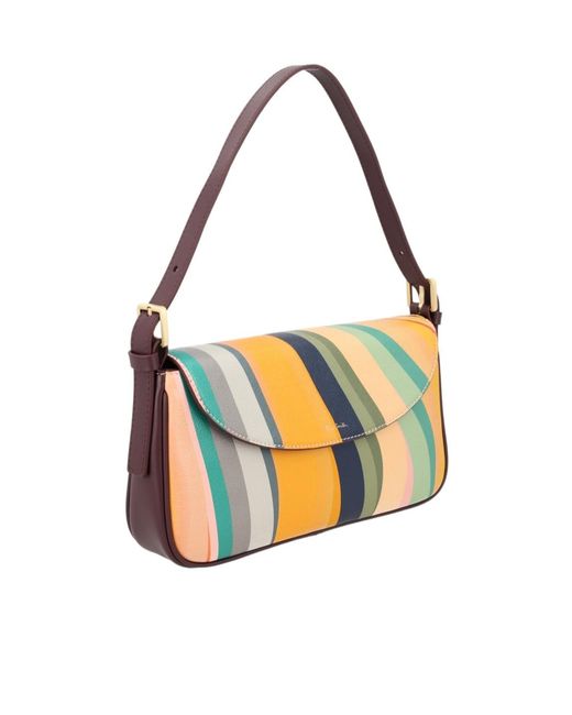 Paul Smith Yellow Swirl Print Shoulder Bag