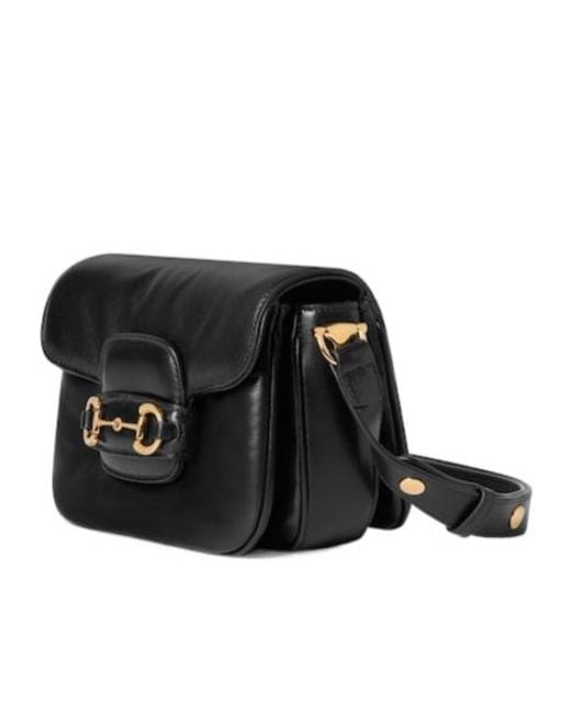 Gucci Black Horsebit 1955 Mini Shoulder Bag
